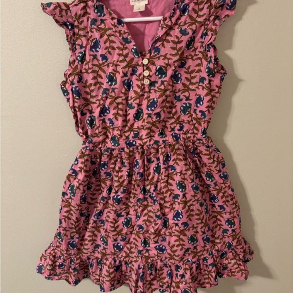 Crewcuts Pink and Blue Floral Kids Dress